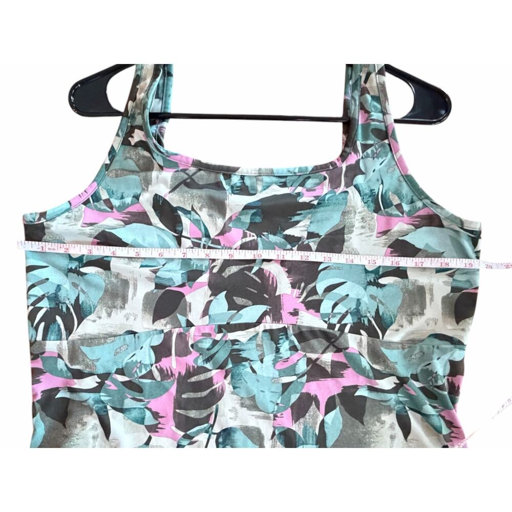 Columbia PFG Freezer III Dress Womens Cypress Ikat Palms Green Floral Sun XL - Picture 5 of 6